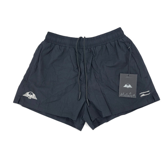 Civil Regime Black Zipper Pocket Shorts Women’s Small | Streetwear‎ Active - Picture 1 of 7